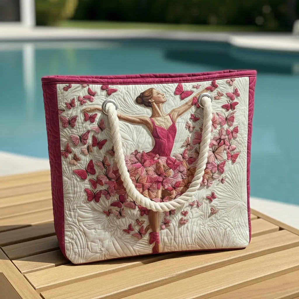 Bolsa de Praia Feita à Mão | Bailarina