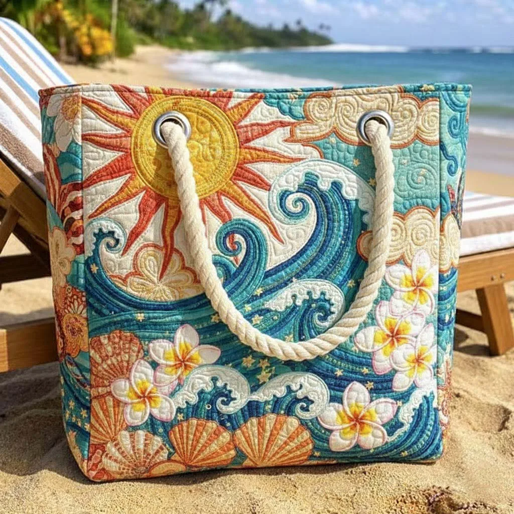 Bolsa de Praia Feita à Mão | Halo Quente