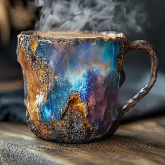 Canecas de cristal mineral para café